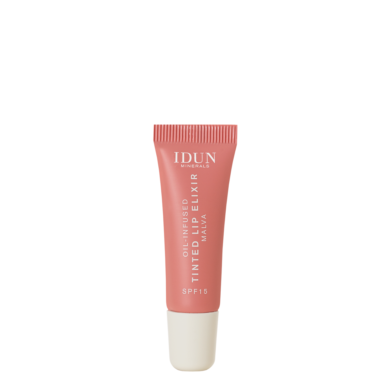 IDUN Minerals Lip Elixir in Malva, vegan, cruelty-free, with a moisturizing, glossy finish